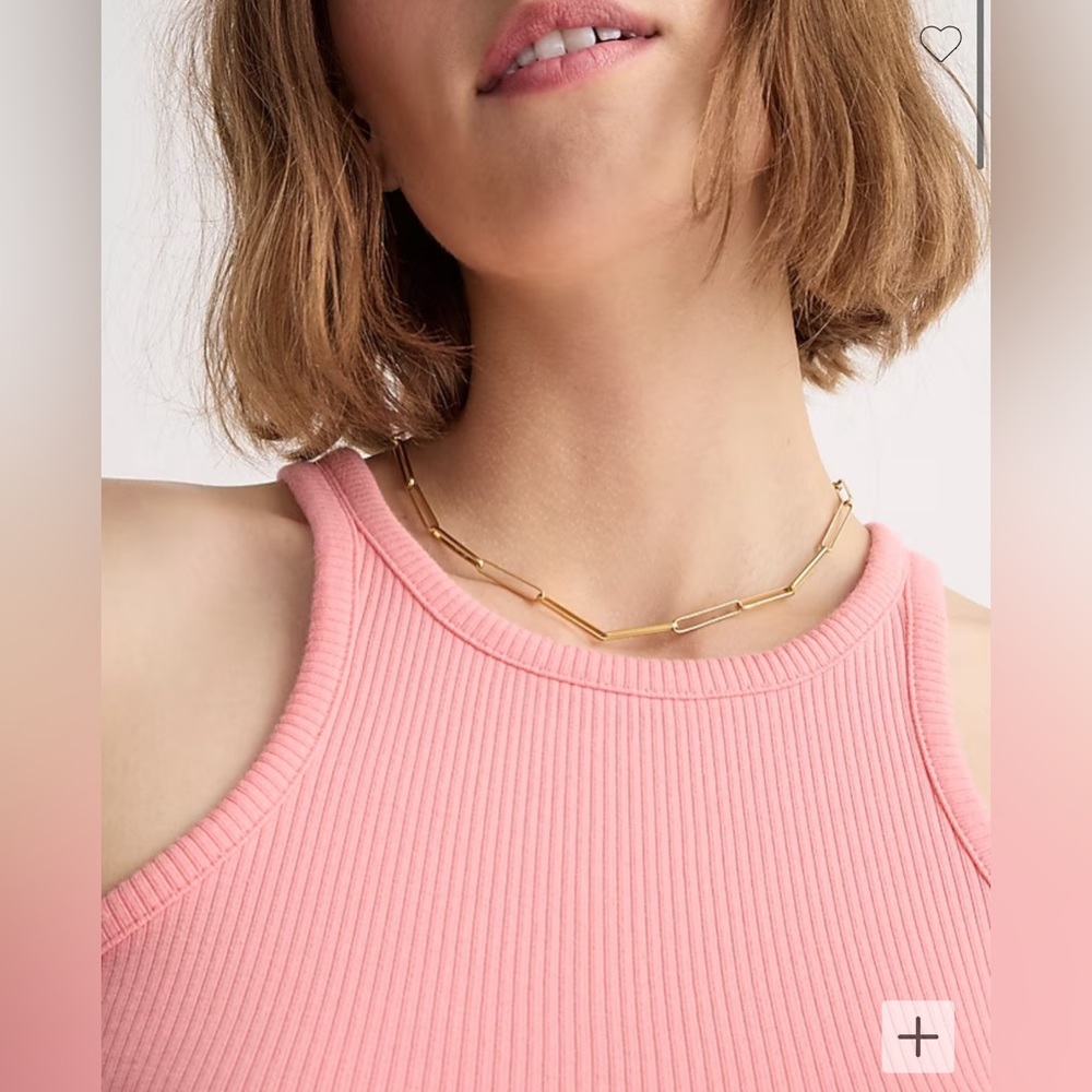 NWT J.Crew New favorite tank top in vintage rib, size S, BH925 - Picture 2 of 3